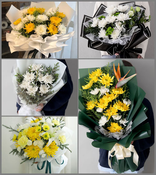 江苏扬州广陵区产业园高桥村白事花束代送
